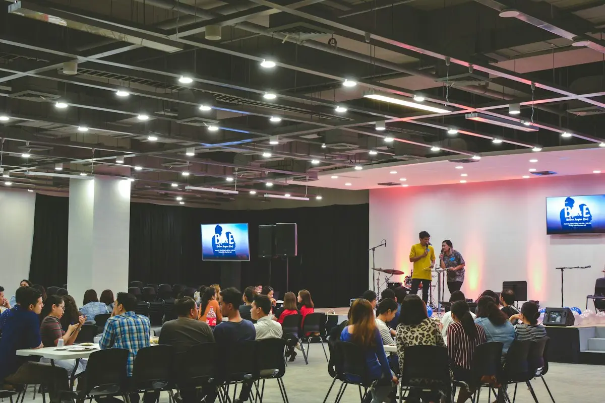 Students in a lecture hall