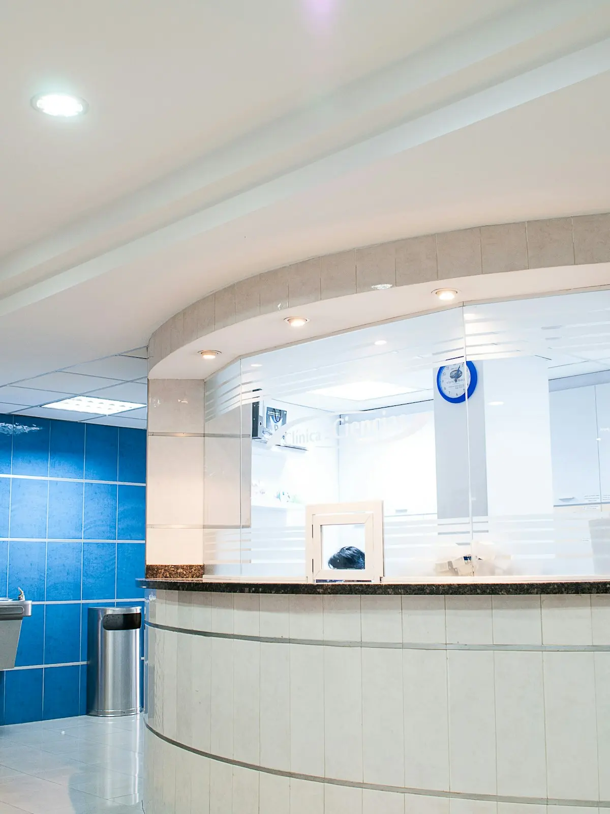Bright modern clinic interior