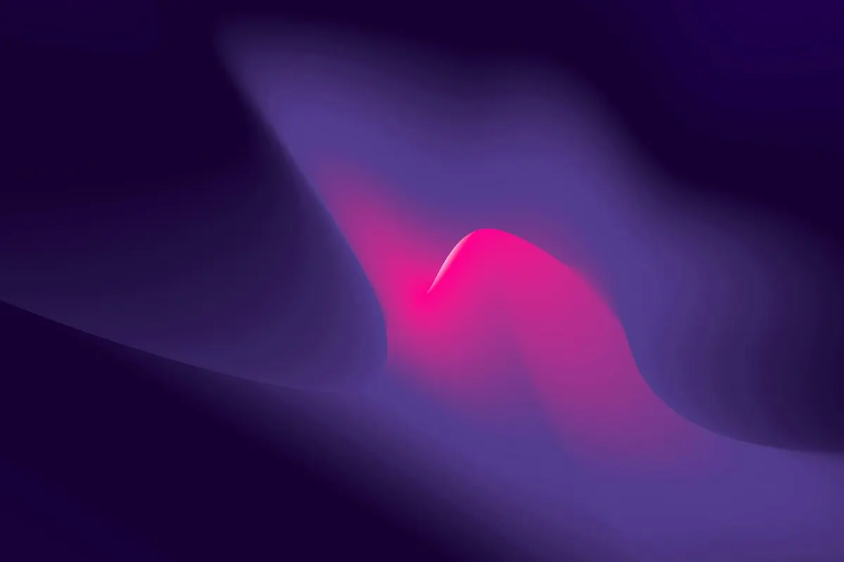 Colorful 3D rendered scene