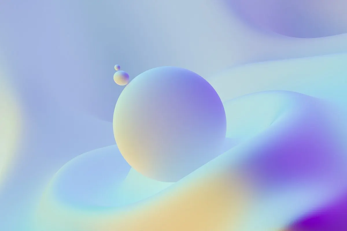 Gradient motion graphic visual