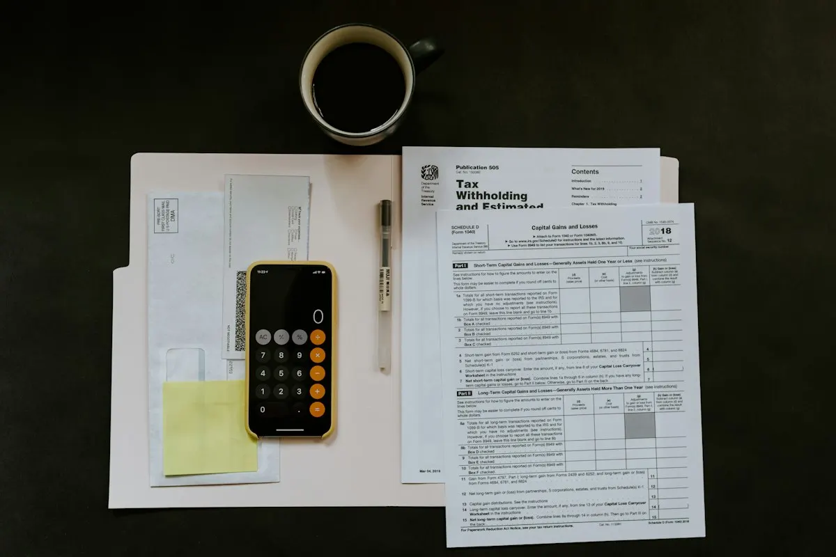 Printed reports with a calculator